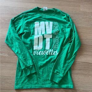 MVDT viewettes state tshirt 2019 long sleeve green